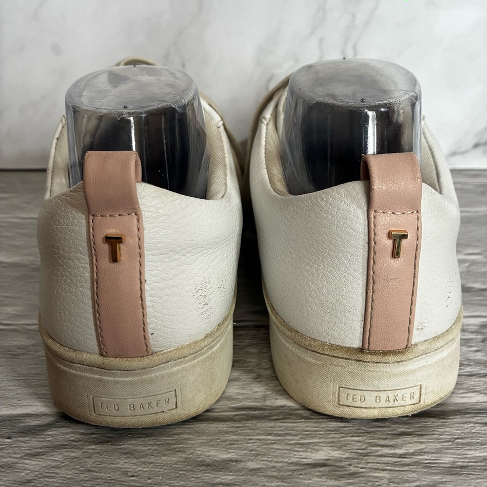 Ted Baker Bailey Leather Sneakers Size 10 - Picture 6 of 16